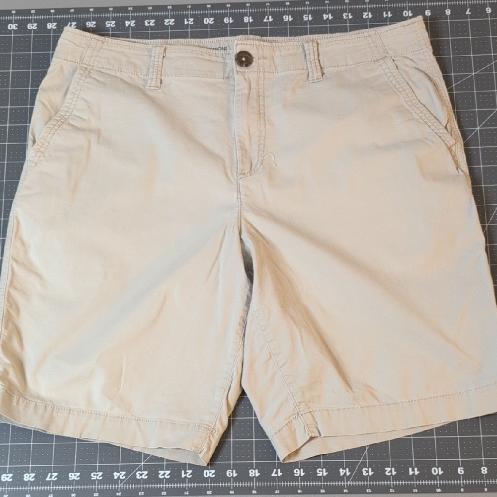 Urban Pipeline Tan Flat Front Shorts
